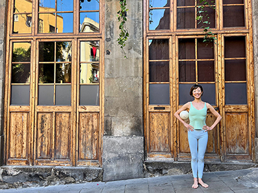 生徒の皆さんと楽しくレッスンしています1